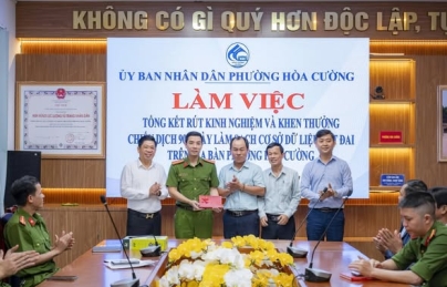 Nỗ lực đồng bộ dữ liệu đất đai, hòa cường khen thưởng tổ công tác