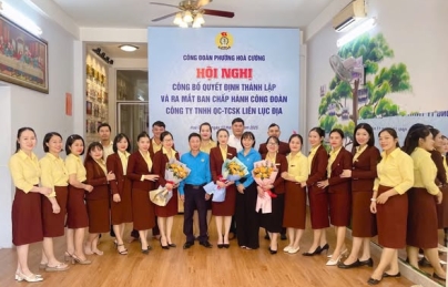 Thành lập Công đoàn cơ sở Công ty TNHH Quảng cáo – Tổ chức sự kiện Liên Lục Địa