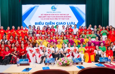 Hòa Cường kỷ niệm 95 năm ngày thành lập hội liên hiệp phụ nữ việt nam
