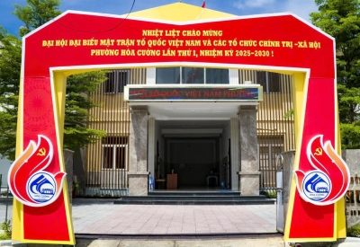 Tuyên truyền Đại hội Đại biểu mặt trận Tổ quốc Việt Nam và các tổ chức chính trị - xã hội phường Hòa Cường lần thứ I, Nhiệm kỳ 2025-2030