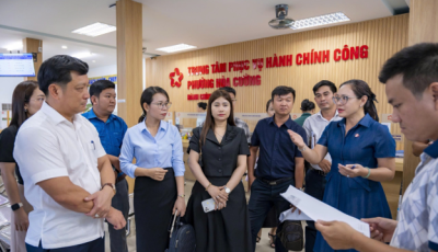 PHƯỜNG HÒA CƯỜNG ĐÓN TIẾP ĐOÀN CÔNG TÁC UBND XÃ CAM AN, TỈNH KHÁNH HÒA ĐẾN THAM QUAN, HỌC TẬP KINH NGHIỆM VỀ CHÍNH QUYỀN SỐ PHƯỜNG HÒA CƯỜNG ĐÓN TIẾP ĐOÀN CÔNG TÁC UBND XÃ CAM AN, TỈNH KHÁNH HÒA ĐẾN THAM QUAN, HỌC TẬP KINH NGHIỆM VỀ CHÍNH QUYỀN SỐ