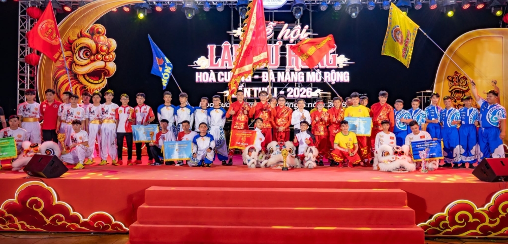 BẾ MẠC VÀ TRAO GIẢI CÁC NỘI DUNG THI ĐẤU TẠI LỄ HỘI LÂN, SƯ, RỒNG HÒA CƯỜNG – ĐÀ NẴNG MỞ RỘNG LẦN THỨ I, NĂM 2026 BẾ MẠC VÀ TRAO GIẢI CÁC NỘI DUNG THI ĐẤU TẠI LỄ HỘI LÂN, SƯ, RỒNG HÒA CƯỜNG – ĐÀ NẴNG MỞ RỘNG LẦN THỨ I, NĂM 2026