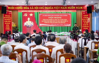 HÒA CƯỜNG: TRIỂN KHAI CÔNG TÁC TUYỂN CHỌN, GỌI CÔNG DÂN NHẬP NGŨ VÀ THỰC HIỆN NGHĨA VỤ CÔNG AN NHÂN DÂN NĂM 2027 HÒA CƯỜNG: TRIỂN KHAI CÔNG TÁC TUYỂN CHỌN, GỌI CÔNG DÂN NHẬP NGŨ VÀ THỰC HIỆN NGHĨA VỤ CÔNG AN NHÂN DÂN NĂM 2027