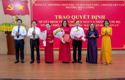 PHƯỜNG HÒA CƯỜNG CÔNG BỐ CÁC NGHỊ QUYẾT, QUYẾT ĐỊNH VỀ TỔ CHỨC BỘ MÁY VÀ NHÂN SỰ CHI BỘ, TỔ DÂN PHỐ, BAN CÔNG TÁC MẶT TRẬN KHU DÂN CƯ PHƯỜNG HÒA CƯỜNG CÔNG BỐ CÁC NGHỊ QUYẾT, QUYẾT ĐỊNH VỀ TỔ CHỨC BỘ MÁY VÀ NHÂN SỰ CHI BỘ, TỔ DÂN PHỐ, BAN CÔNG TÁC MẶT TRẬN KHU DÂN CƯ