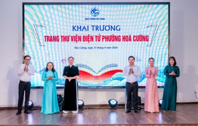 HÒA CƯỜNG: HƯỞNG ỨNG NGÀY SÁCH VÀ VĂN HÓA ĐỌC VIỆT NAM, RA MẮT THƯ VIỆN ĐIỆN TỬ PHƯỜNG HÒA CƯỜNG: HƯỞNG ỨNG NGÀY SÁCH VÀ VĂN HÓA ĐỌC VIỆT NAM, RA MẮT THƯ VIỆN ĐIỆN TỬ PHƯỜNG