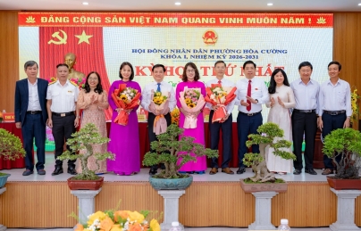 PHƯỜNG HÒA CƯỜNG TỔ CHỨC THÀNH CÔNG KỲ HỌP THỨ NHẤT HĐND KHÓA I, NHIỆM KỲ 2026–2031 PHƯỜNG HÒA CƯỜNG TỔ CHỨC THÀNH CÔNG KỲ HỌP THỨ NHẤT HĐND KHÓA I, NHIỆM KỲ 2026–2031