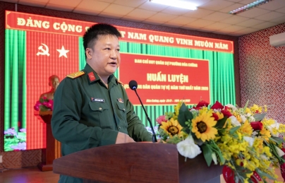PHƯỜNG HÒA CƯỜNG KHAI MẠC HUẤN LUYỆN LỰC LƯỢNG DÂN QUÂN TỰ VỆ NĂM THỨ NHẤT NĂM 2026
