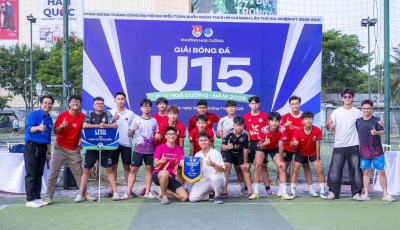 KHAI MẠC GIẢI BÓNG ĐÁ U15 – CÚP HÒA CƯỜNG NĂM 2026 KHAI MẠC GIẢI BÓNG ĐÁ U15 – CÚP HÒA CƯỜNG NĂM 2026