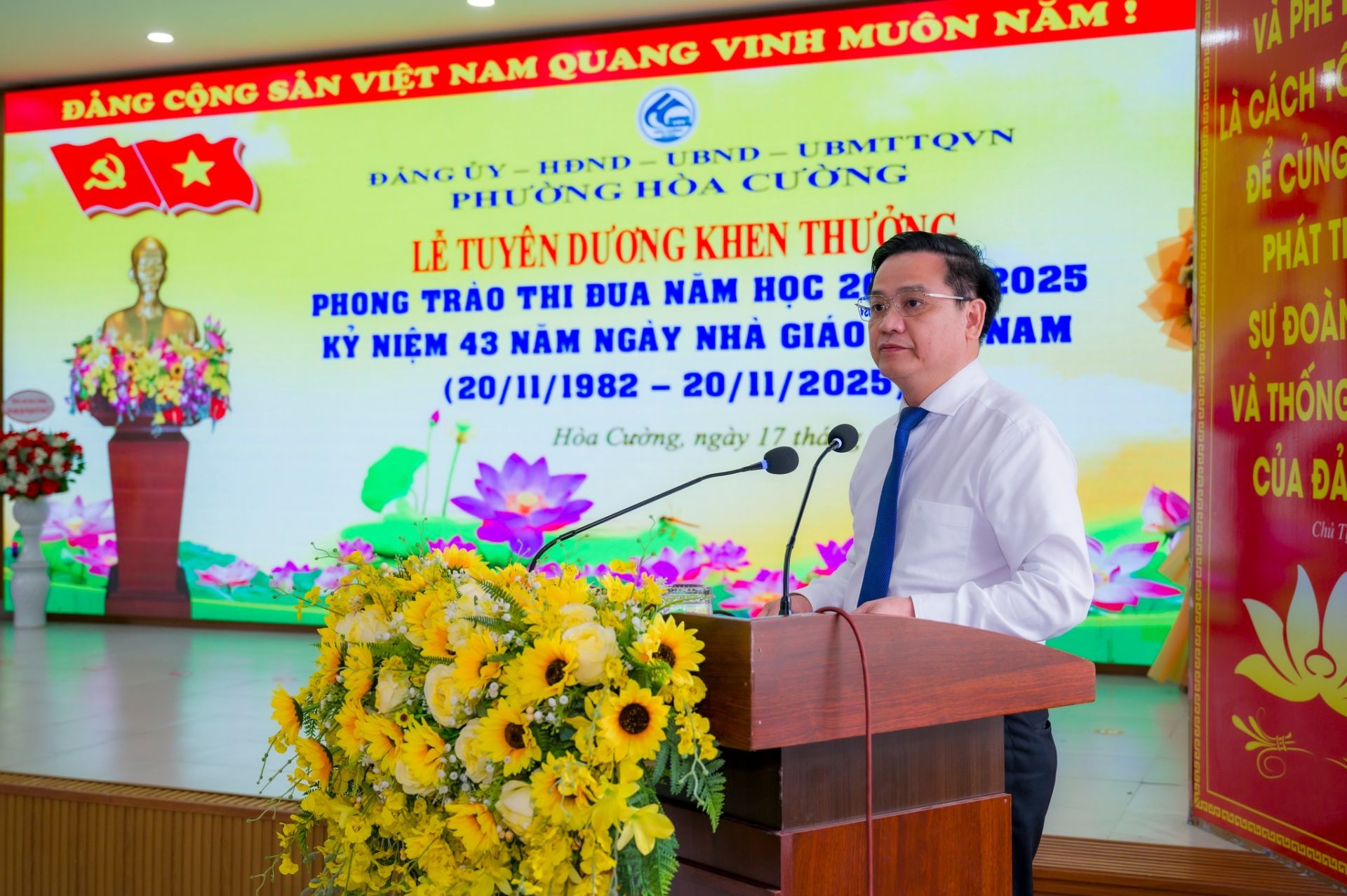 Vinh danh những người gieo chữ - hòa cường kỷ niệm 43 năm ngày nhà giáo việt nam Vinh danh những người gieo chữ - hòa cường kỷ niệm 43 năm ngày nhà giáo việt nam
